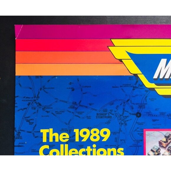 Micro Machine Poster Lewis Galoob Toys 1988 Scale Miniatures The 1989 Collection - Picture 2 of 8